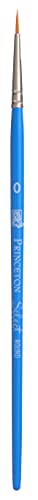 Princeton Select Artiste, Series 3750, Paint Brush for Acrylic, Watercolor and Oil, Round, 0 - color: Princeton Blue, size: Size 0