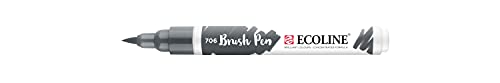 Ecoline Brush Pen Deep grey 706 (11507060) - color: Deep Grey