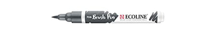 Ecoline Brush Pen Deep grey 706 (11507060) - color: Deep Grey