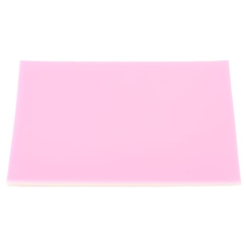 Anu Limen Rubber Carving Block for Stamp Making Printmaking Intricate Designs 20 X 15 X 0.5CM Rose White(Pink) - color: Pink