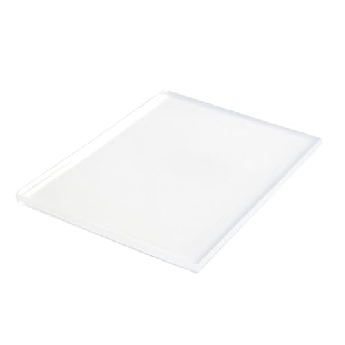 KiBcsLic Gel Printing Plate Printmaking Supplies No Aging & Bubbling Upgraded Clear for Monoprinting Reusable for Card Making Crafts, Style A