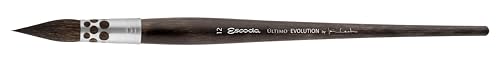 Escoda | Watercolour | Último Evolution Round Mop #12 | Size 12 | 1 Brush | Synthetic Tendo | Round mop - size: Último Evolution Round Mop #12