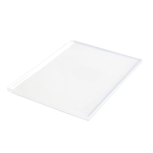 KiBcsLic Gel Printing Plate Printmaking Supplies No Aging & Bubbling Upgraded Clear for Monoprinting Reusable for Card Making Crafts, Style B