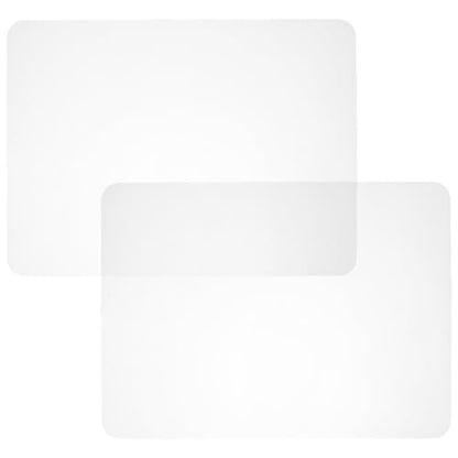 VICASKY 2pcs Silicone Table Mats Non-Stick and Heat Resistant Scratch Protection, Waterproof Dining Table Covers for Kitchen, Crafting, Work, and DIY Use, Suitable