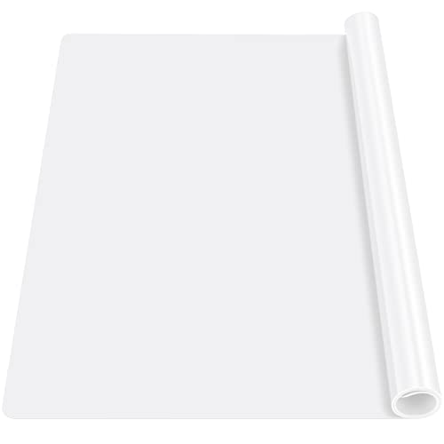 Gartful Extra Large Silicone Craft Mats, 35.4" x 23.6" Silicone Sheet, 1.8mm Thick Multipurpose Pad for Jewelry Casting Resin Mold, Nonstick Placemat, Countertop Protector, Counter Table, Translucent - color: Translucent, size: 90 x 60cm x 1.8mm
