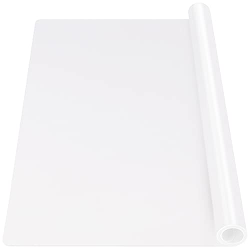 Gartful Extra Large Transparent Silicone Mat, 1.8mm Thick Heat Resistant Countertop Protector, 31.5 x 23.6 inches Silicone Sheet for Crafts Resin Jewelry Casting Mat Pad, Nonstick Table Placemat - color: Translucent, size: 80 x 60cm x 1.8mm