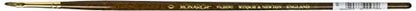 Winsor & Newton Monarch Filbert Long Handle Brush, Size 0 - size: #0, style: Filbert