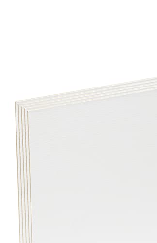 Creative Mark ArtBites Canvas Textured Boards 5-Pack - 2.3mm Stock Board Mounted Mini Canvases for Painting, Sketching, Printing & More! - 5x7 - size: 5x7"