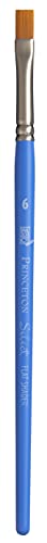 Princeton Artist Brush FS-6 Select Synthetic Brush Flat Shader Size 6 - color: Princeton Blue, size: Size 6