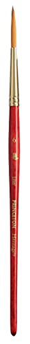 Princeton Heritage, Series 4050, Synthetic Sable Paint Brush for Watercolor, Liner, 6 - size: Size 6