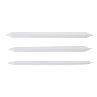 Double-Ended Blending Stumps & Tortillions Set, Paper Sketching Tools for Artists, 3 or 9 Pack, Soft Compressed Paper - color: 3 sets of paper and