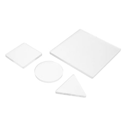 WRITWAA 4pcs Gel Printing Plates Gel Press Monoprinting Kit Reusable 8mm Thick 152x152mm for Scrapbooking Card Making and Artistic Printmaking Supplies