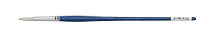 Grumbacher Academy Round Oil and Acrylic Brush, Hog Bristle, Size 6 (760R.6) - size: 6