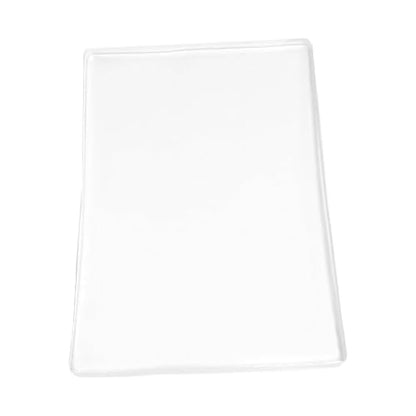 Gel Printing Plate Washable Gel Plate Press Plate Monoprinting Print Plate Reusable Construction Suitable for Card Making Scrapbooking Diary Home, A4 - color: A4