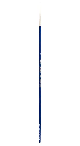 Silver Brush Bristlon Script Liner Long Handle Brush, Synthetic Bristle, Cobalt Blue, Size 2 - size: 30x1x1 cm