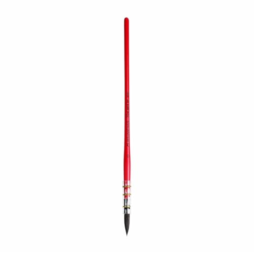 Mairtini Professional Grade SS93 Mixed Squirrel Mop Round Fine Tip Watercolor Brush, 0# - size: 0#