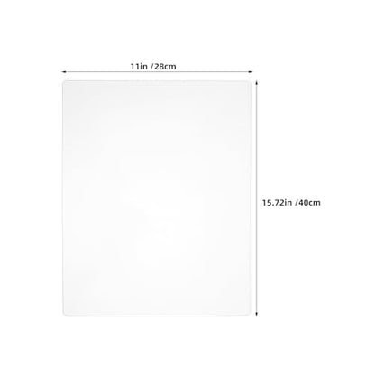 SUPVOX A3 Gel Printing Plate - 15. 74" X 11. 02" Large Reusable Plate for Monoprinting & Mixed Media Art - Transparent Flexible Printing Mat for Scrapbooking