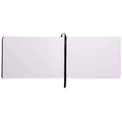 Rhodia Touch Leatherette Bristol Softcover Notebook, A5, Landscape, Plain 32 Sheets - size: A5