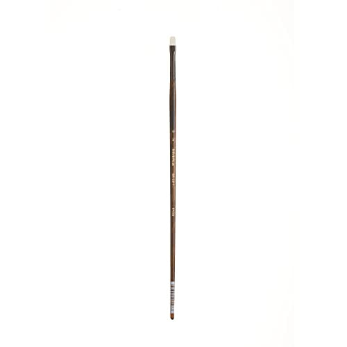Seneca Artist Brushes by Willow Wolfe, Professional Synthetic Bristle Paint Brush for Acrylic, Oil and Water Mixable Oil, Series 1700, 2 Bright - size: 2