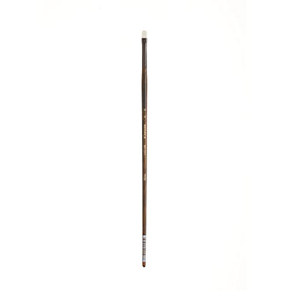 Seneca Artist Brushes by Willow Wolfe, Professional Synthetic Bristle Paint Brush for Acrylic, Oil and Water Mixable Oil, Series 1700, 2 Bright - size: 2