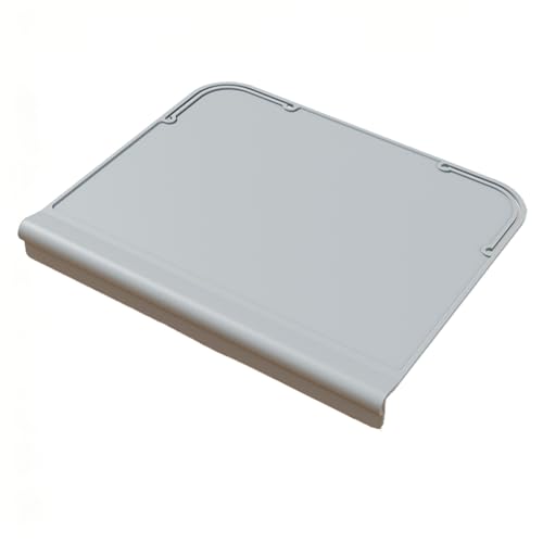 Kids Placemats, Silicone Placemats for Baby & Kids, Baby Place Mats with Teething Edge Bumper, Non-Slip Dinning Table Mat, Waterproof & Dishwasher Safe (Gray, 12''×10'') - color: Gray
