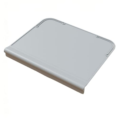 Kids Placemats, Silicone Placemats for Baby & Kids, Baby Place Mats with Teething Edge Bumper, Non-Slip Dinning Table Mat, Waterproof & Dishwasher Safe (Gray, 12''×10'') - color: Gray