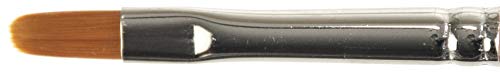 KINGART Premium Radiant 6500-4 FILBERTSeries Artist Brush, Synthetic Taklon Hair, Short Handle, Acrylic, Oil and Watercolor Painting, Size 4 - size: 4