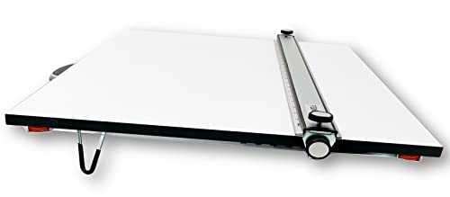 Proartek PK00016 Model PXB26 Portable Drafting Drawing Board 20” x 26”; PXB Series; Adjustable Aluminum Parallel Straightedge; Carry Handle; Architecture Tool for Students and Professionals - size: 20" x 26"