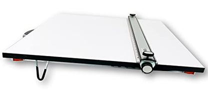Proartek PK00018 Model PXB36 Portable Drafting Drawing Board 24" x 36"; PXB Series; Adjustable Aluminum Parallel Straightedge; Carry Handle; Architecture Tool for Students and Professionals - size: 24" x 36"