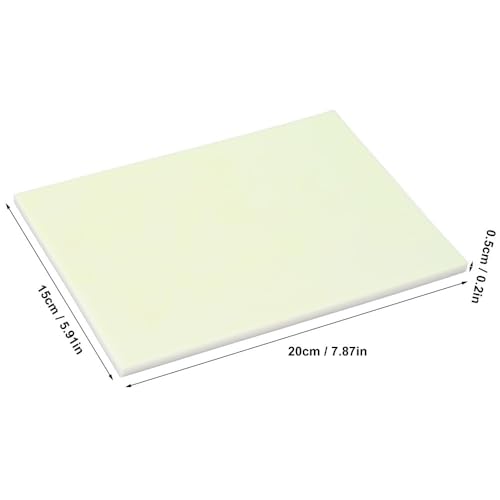 Anu Limen Rubber Carving Block for Stamp Making Printmaking Intricate Designs 20 X 15 X 0.5CM Rose White(Green) - color: Green