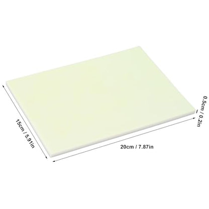 Anu Limen Rubber Carving Block for Stamp Making Printmaking Intricate Designs 20 X 15 X 0.5CM Rose White(Green) - color: Green