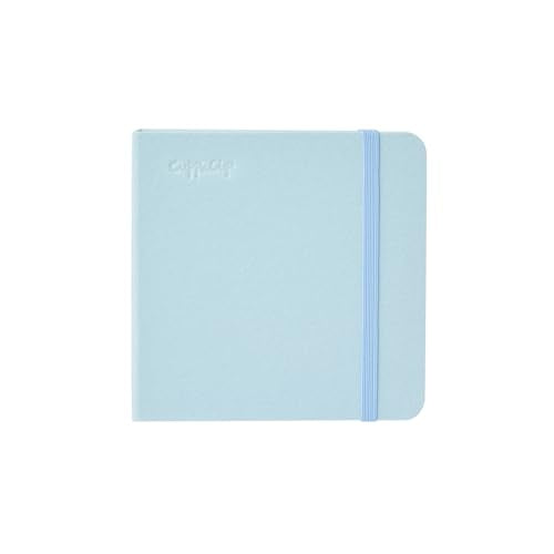 CuppaClip Watercolor Journal 300GSM Fine Grain Art Supplies for Adults Kids Watercolor Pad Wet Media Painting Wood Pulp Paper (Blue, 4.9x4.9in) - color: Blue, size: 4.9x4.9in