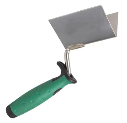 2 PCS Drywall Corner Hand Tool Set, Stainless Steel Sheetrock External Corner Trowel & Internal Corner Trowel Building Products,3.15'' & 2.36'' Outside Corner Knife and Inside Corner Knife.