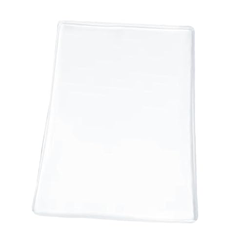 Gel Plate Washable Waterproof Print Plate Reusable Monoprinting Card to Clean Flexible Material for Arts Crafts Scrapbooking Home, A4 - size: A4