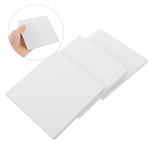 OSALADI 3pcs Rubber Stamp Soft Rubber Carving Blocks for Printmaking DIY Stamp Making Kit for Creative Projects for Hobbyists Educators and Office Use
