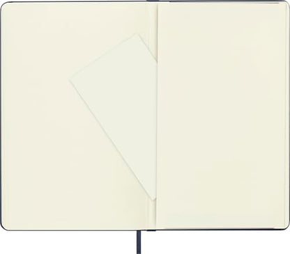Moleskine Art Sketchbook, Hard Cover, Large (5" x 8.25") Plain/Blank, Sapphire Blue, 104 Pages