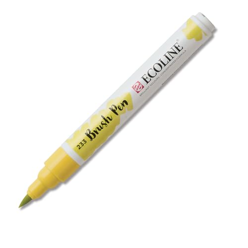Ecoline Brush Pen Chartreuse 233 (11502330) - color: Chartreuse