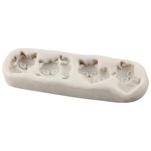 Cat Polymer Clay Mold Animal Cat Silicone Molds for DIY Crafts Epoxy Resin Casting Air Dry Polymer Clay Plaster Jewelry Making - color: Style A