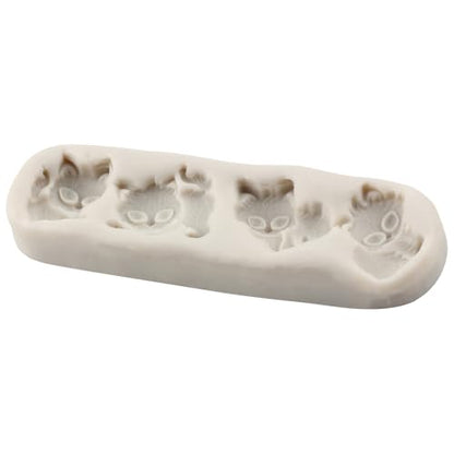 Cat Polymer Clay Mold Animal Cat Silicone Molds for DIY Crafts Epoxy Resin Casting Air Dry Polymer Clay Plaster Jewelry Making - color: Style A