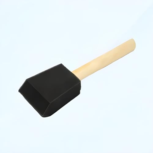 Foam Sponge Brushes in Assorted Sizes 1",2",3" for Painting Art & Craft (4 pc Brush Set)