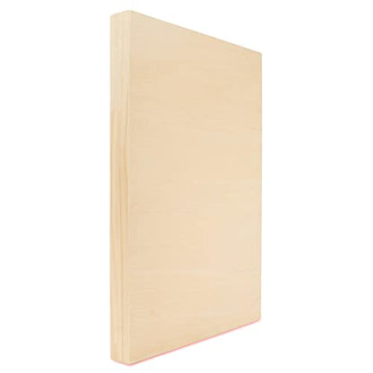 Birch Painting Panel 13 x 19 x 1-1/2-inch, Pack of 4 Wood Canvas Boards for Painting, Blank Signs for Crafts, by Woodpeckers - size: 13 x 19 x 1-1/2 inch