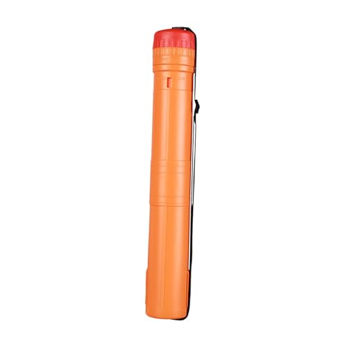 Expandable Poster Tube, Expandable from 17" to 29" Drawing Tube, Art Painting Tube for Sketches, Orange