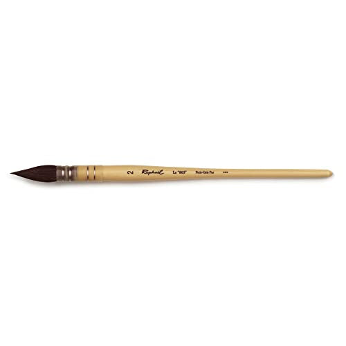 Raphael Kazan Squirrel Quill Mop Brush, 02 - size: 2