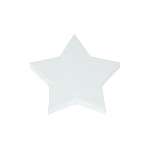 Colorations 8" x 8" Star Shaped Canvas - Set of 10