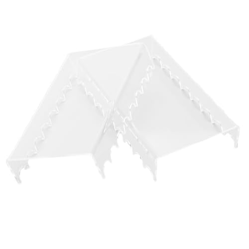 Makeup Brush Drying Rack, Clear Acrylic Brush Horizontal Stand, Vanity Countertop Storage Organizer with 8 Slots Design for Vanity Desktop Bathroom