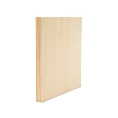 Small Square Wood Canvas 6 x 6 x 3/4-inch, Pack of 4 Unfinished Wood Frames, Blank Wooden Signs for Crafts & Home Decor, by Woodpeckers - size: 6 x 6