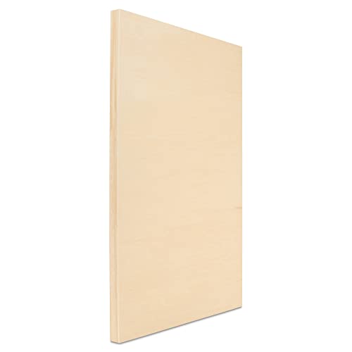 Birch Painting Panel 13 x 19 x 3/4-inch Wood Canvas Boards for Painting, Blank Signs for Crafts, by Woodpeckers - size: 13 x 19