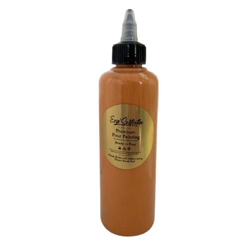 Premium Pour Painting 8 fl oz Fluid Art Paint Ready to Pour Acrylic Botega Orange - color: Botéga Orange