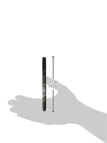 Tombow Fudenosuke Brush Pen for Lettering Calligraphy, Black, Soft Tip (GCD-112) - Pack of 3
