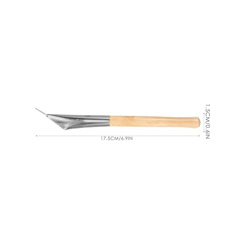 EXCEART 3Pcs Batik Tool Set Stainless Steel Carving Tools for Pottery Clay Modeling Wax Printing and Fabric Drawing DIY Sculpture Supplies